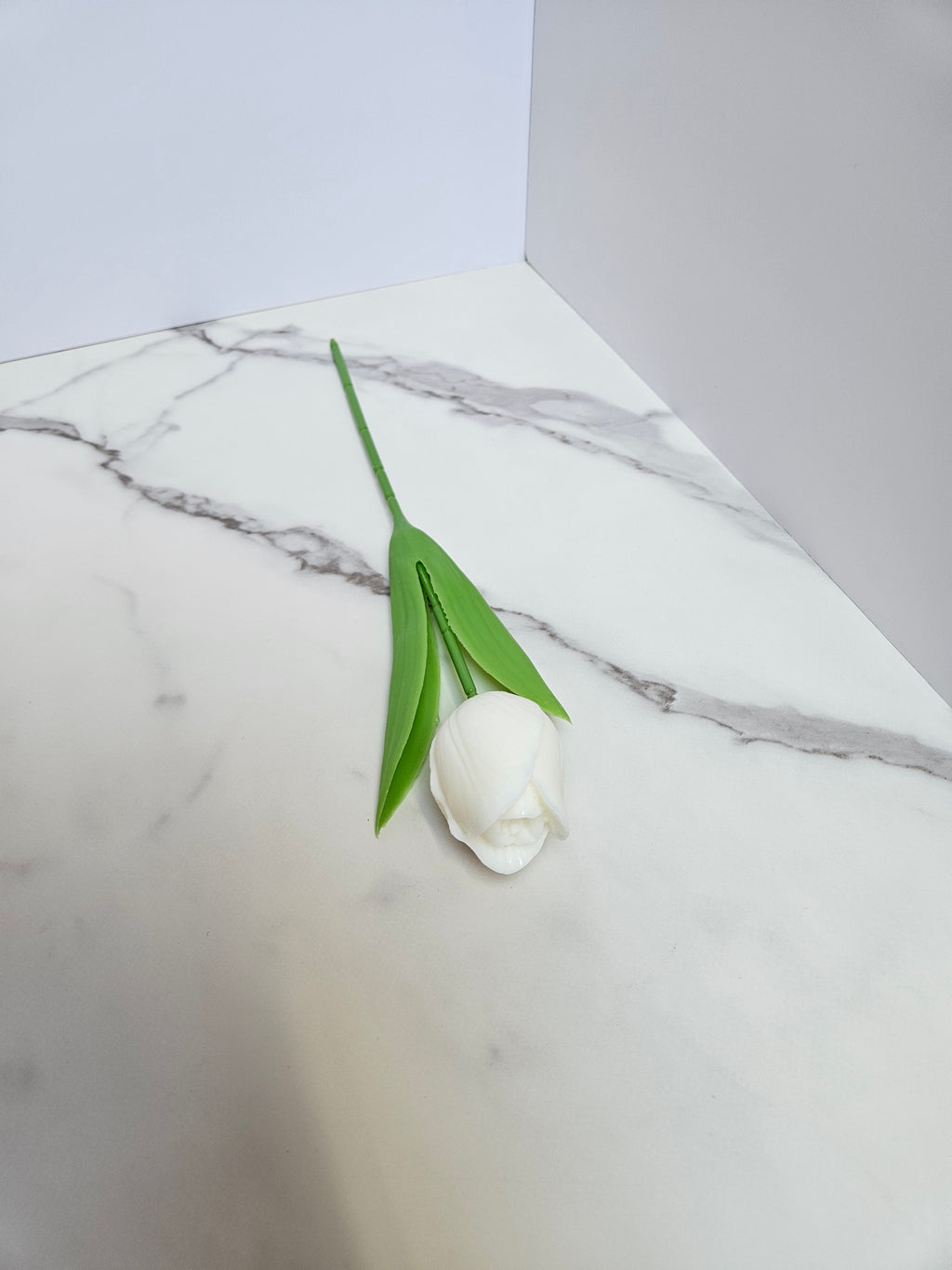 Blush - Candle Tulip, Single Soy Wax Flower