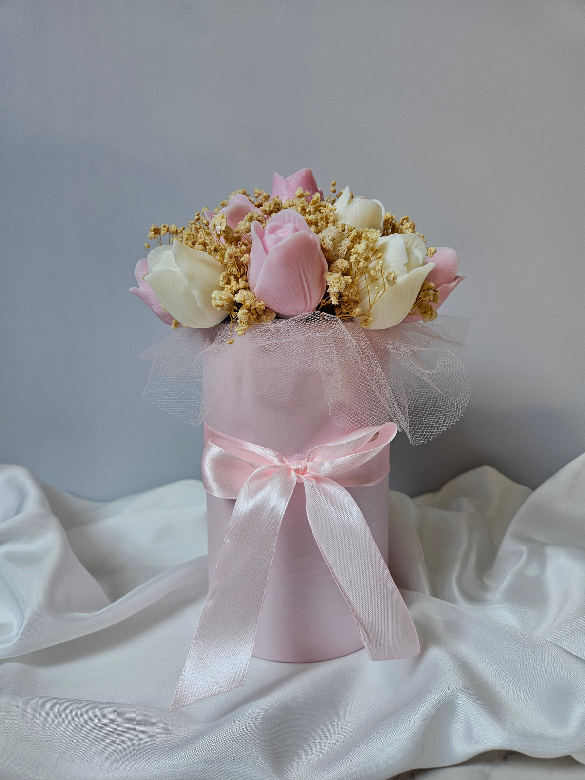 Tulip Candle Bouquet Box