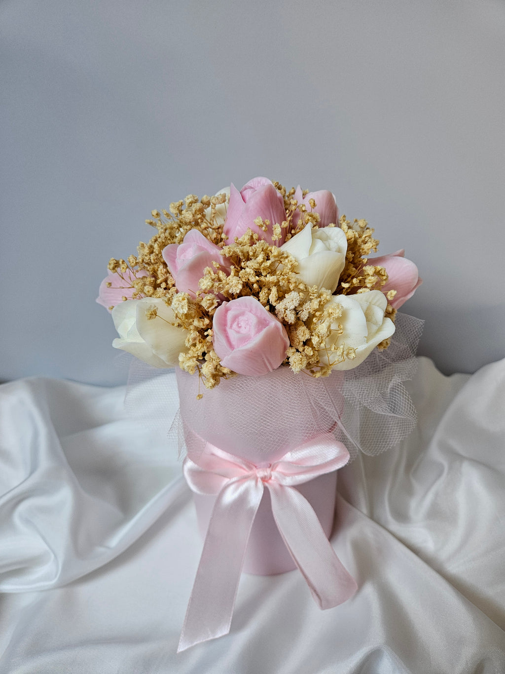 Tulip Candle Bouquet Box