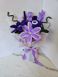 Pipe Cleaner Flower Bouquet - Purple